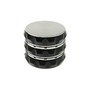 Black and Silver Aluminum Grinder – 3 stage – 50mm