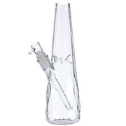 Aurora-Crystal Beaker Water Pipe-Clear-11.4in
