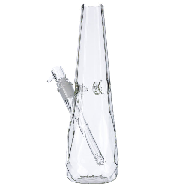 Aurora-Crystal Beaker Water Pipe-Clear-11.4in