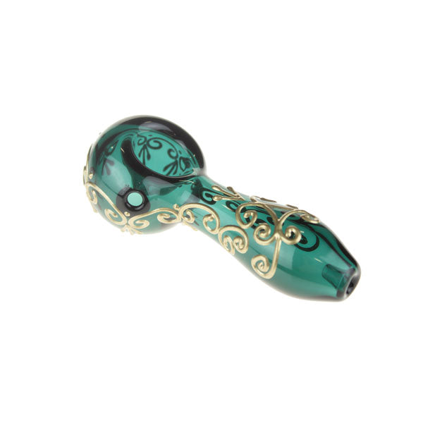 Pipe Teal "Golden Henna"