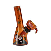 4" Mini Water Pipe - Jay and Silent Bob Orange