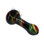 Rainbow Swirl Spoon Pipes – 4 Inch