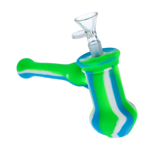 Silicone Hammer Pipe with Glass Bowl & Secret Storage