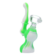 Silicone Sherlock Bubbler with Downstem & Glass Bowl assorted