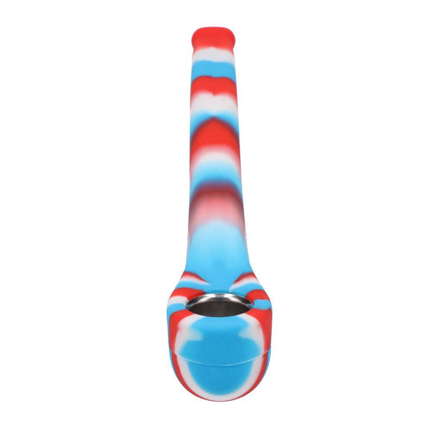 Silicone Gandalf Pipe  9" with steel bowl