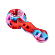 Silicone pipe with Glass Bowl Dab Tool and Secret Storage assorted