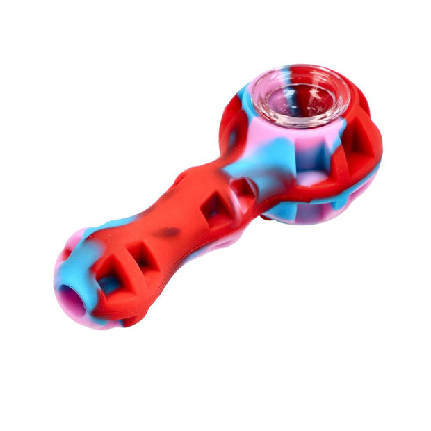 Silicone pipe with Glass Bowl Dab Tool and Secret Storage assorted