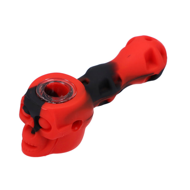 Silicone Skull Pipe Assorted Colors