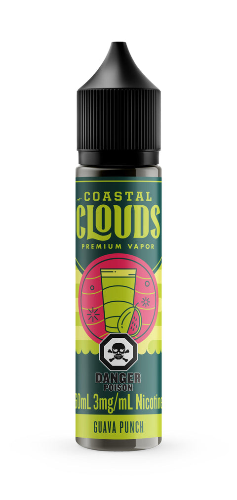 E-Juice Coastal Clouds Oceanside Guava Punch 60ml