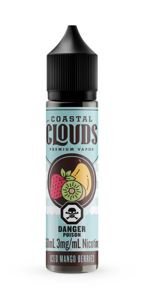 E-Juice Coastal Clouds Sweets Iced Mango Berries 60ml