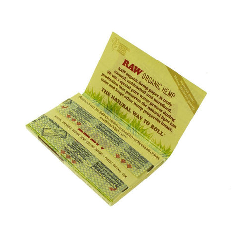 Rolling Papers Raw Organic Single Wide Double Window 25 Pack