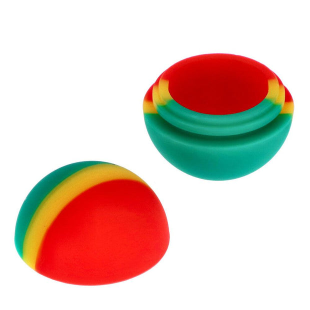 Silicone Container Ball Assorted Colors 5.6ml