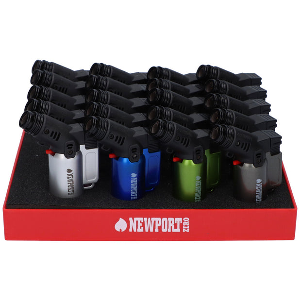 Newport Zero Side Torch Lighters – Assorted Short – 20 Pack