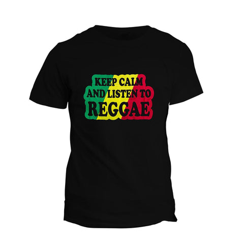 T-Shirt Keep Calm & Listen To Reggae