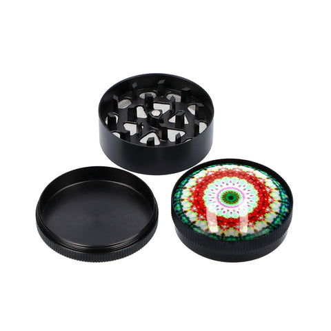 3 Comp Grinder with Top Pattern