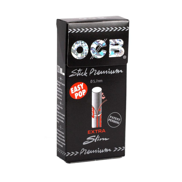OCB Stick Premium Pre-Cut Filters – Extra Slim – 20 Packs x 120 Pieces