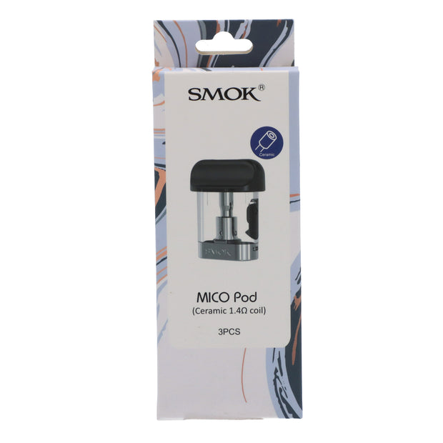 Smok Mico Replacement Pod 1.7ml 3 Pcs Ceramic 1.4 ohm
