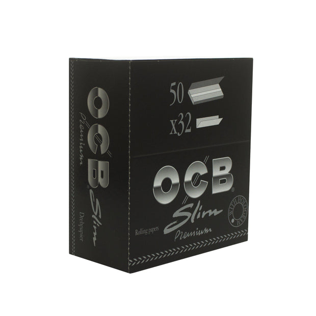 Rolling Papers OCB Premium Black Single Wide Single Window 50 Pack