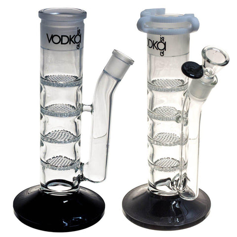 Vodka Glass Build-A-Waterpipe Quad Honeycomb Diffuser
