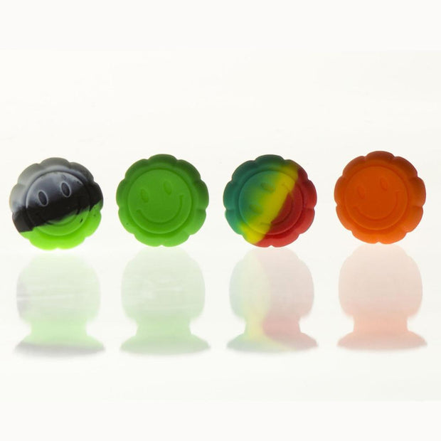 Silicone Container Smiley Pumpkin Assorted Colors 6ml