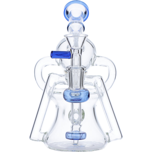 Valiant  Water Pipe Funnel Perc Recycler  Front View