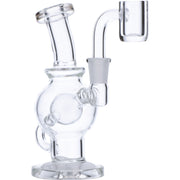 Valiant Distribution  Mini Clear Bent Neck Dab Rig Front View