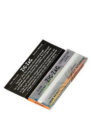 Zig-Zag Zig-Zag Ultra Thin Slow Burning Rolling Papers – 1 ¼” Silver – 25 Pack